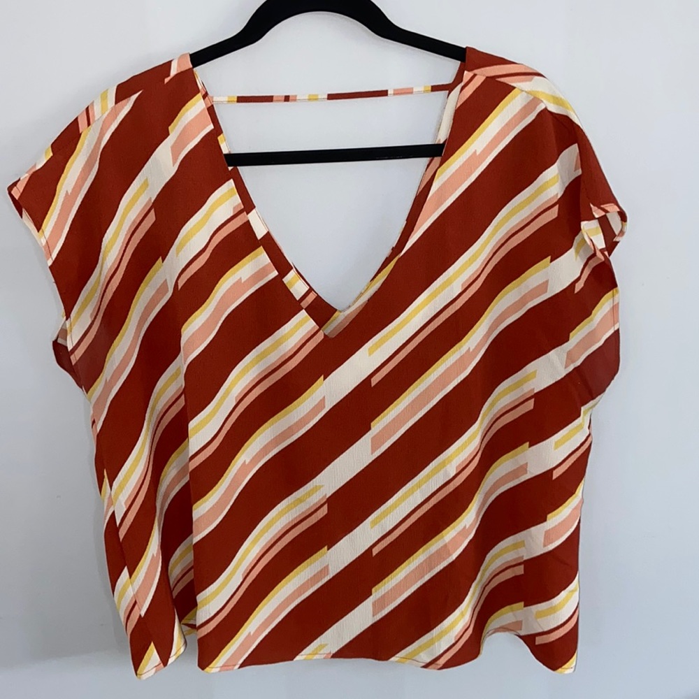 Forever 21 - Short Sleeve Blouse - 0X